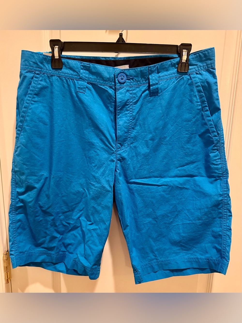 Men’s Columbia Modern Classic Blue Chino Shorts - Size 32 - 10” Inseam - NWT